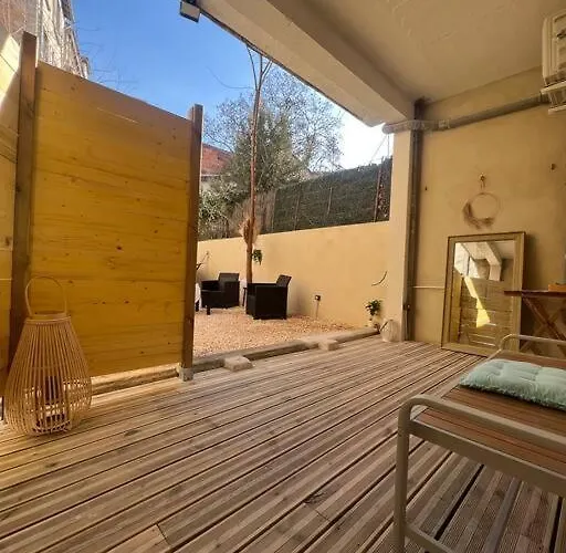 Appart 1 Chambre Intra-Muros Avec Jardin